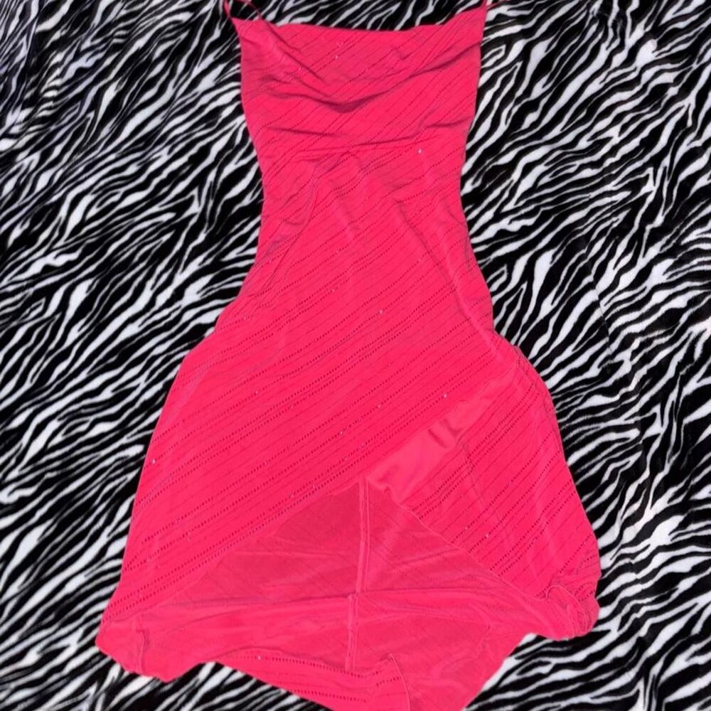 City-triangles Women's Pink and Red Dress
